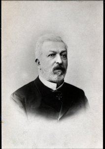 フランスの政治家で植民地管理者であったアーネストコンスタン（1833〜1913）の肖像。